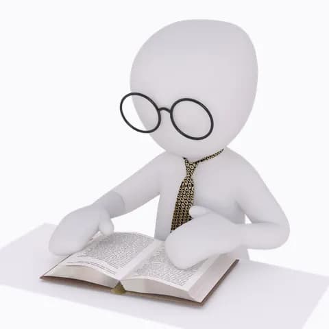 read a book with glasses