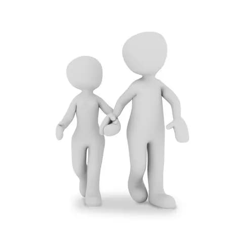 holding hands