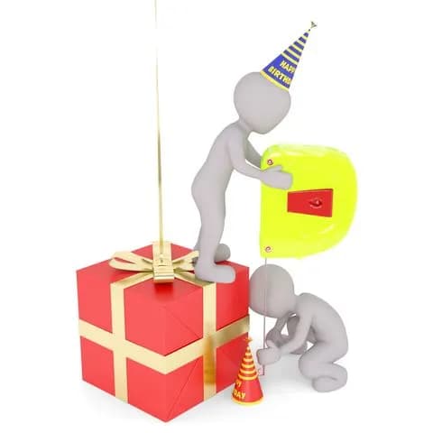decorate the gift box