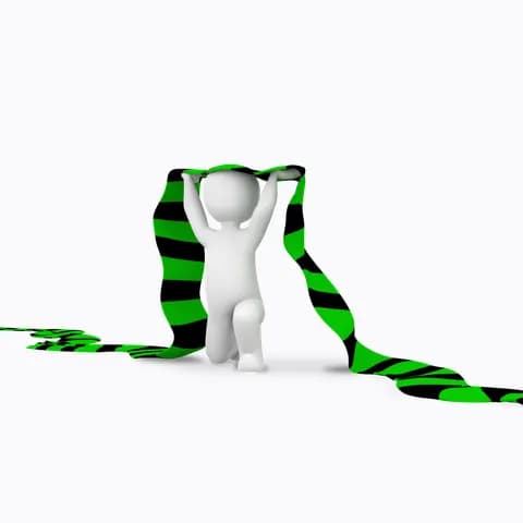 black and green scarf